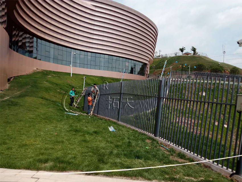 鐵藝圍牆安裝脈沖圍欄